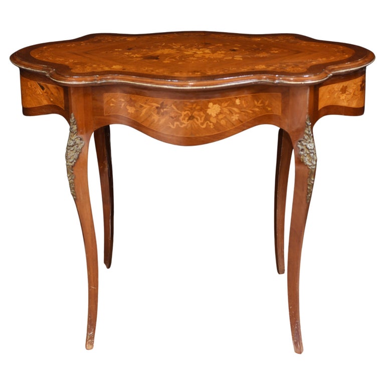 French Antique Desk Writing Table, Rococo Furniture at 1stDibs