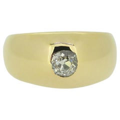 French Antique Diamond Gypsy Ring