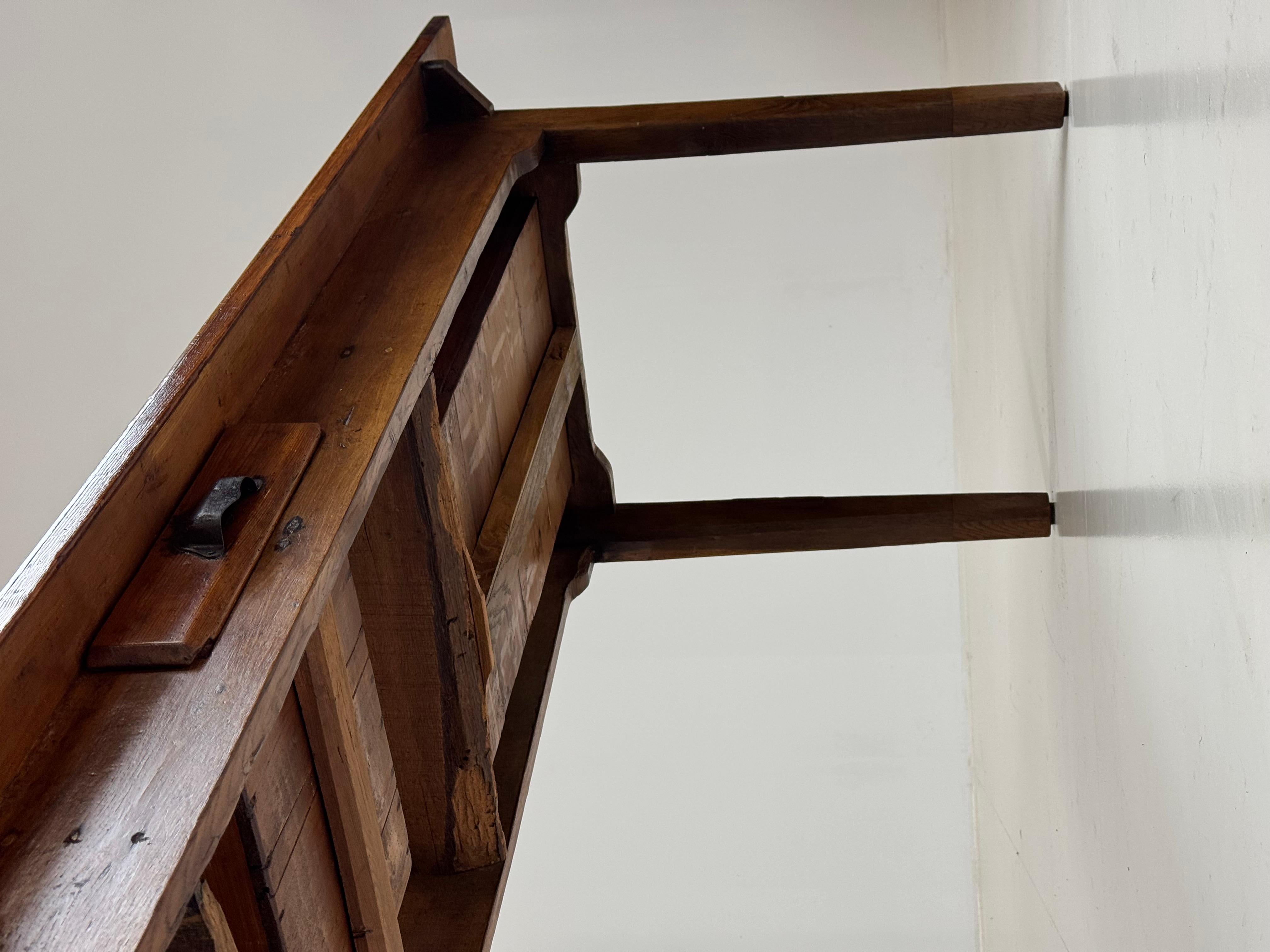 Chêne Table de salle à manger Antique French, 235 cm en vente