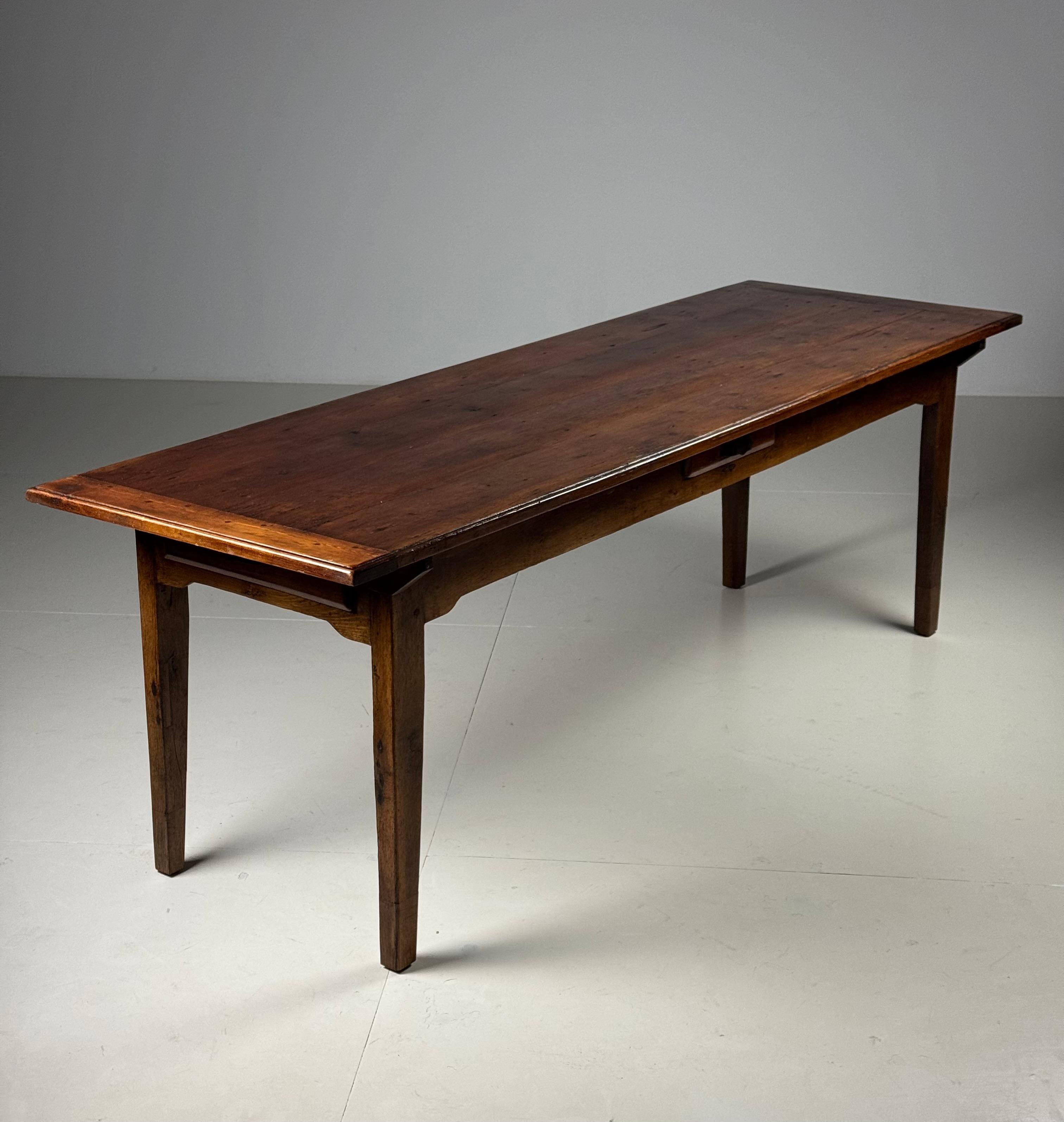 Table de salle à manger Antique French, 235 cm en vente 1