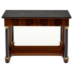 French Antique Empire Console Table