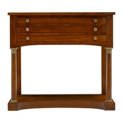 French Antique Empire Console Table