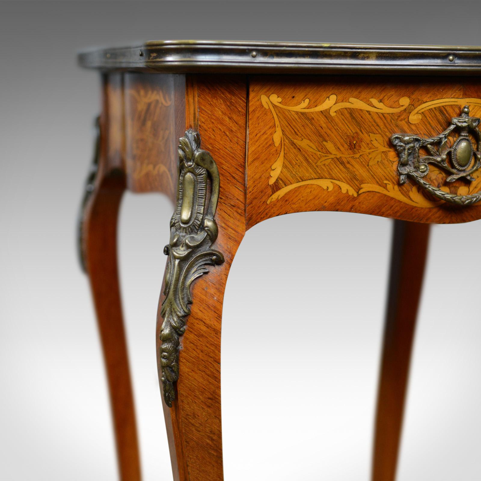 French Antique Étagère, Kingwood Side Table, Nightstand, Druce & Co., circa 1870 1