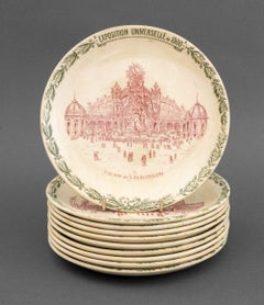French Antique Faience Plates, 30