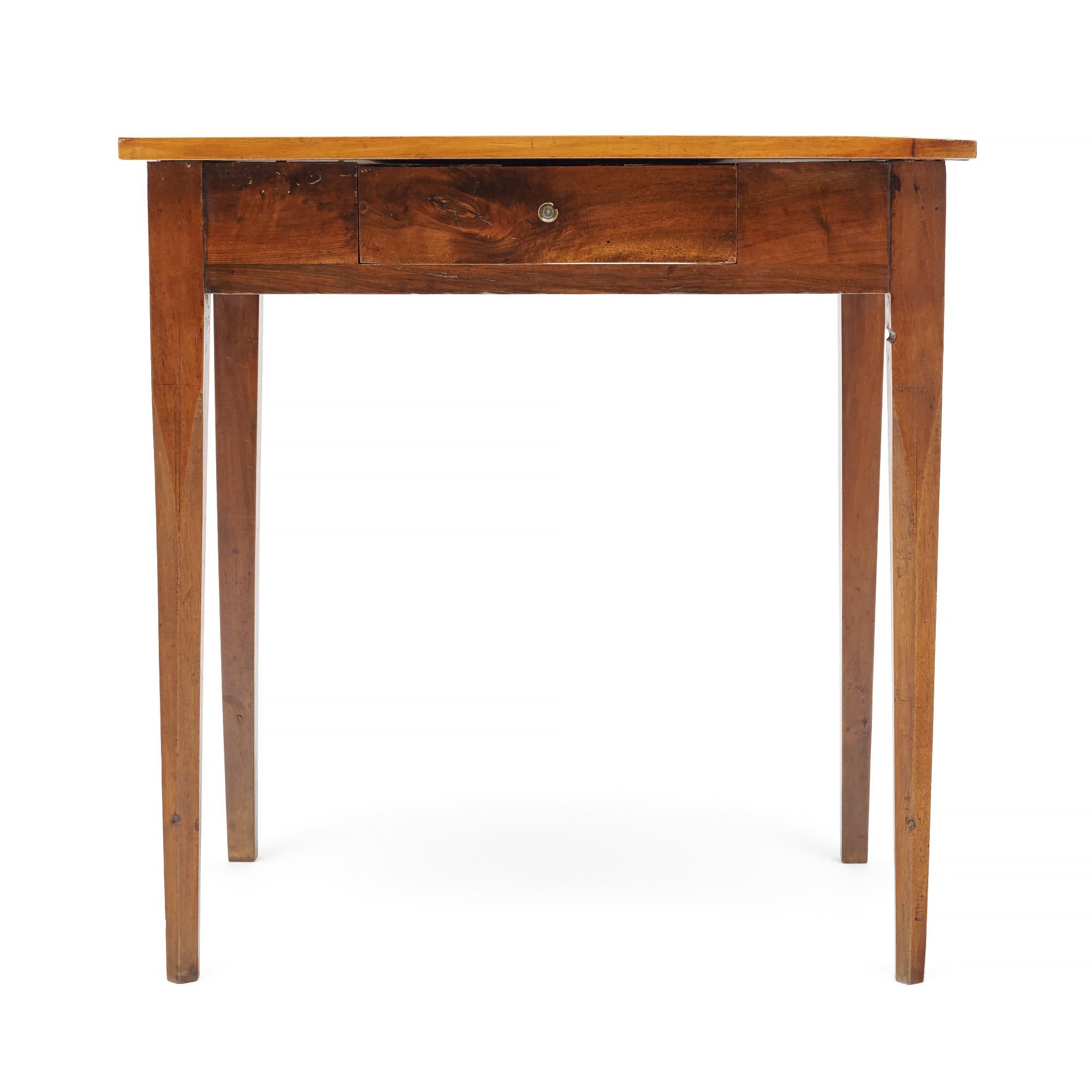 French Antique Farm Writing Table In Good Condition In Austin, TX