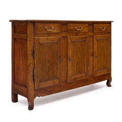 French Antique Fruitwood Buffet, 19th Century, Circa 1800