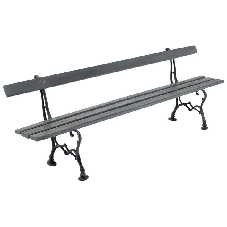 French Antique Garden Bench For Sale at 1stDibs