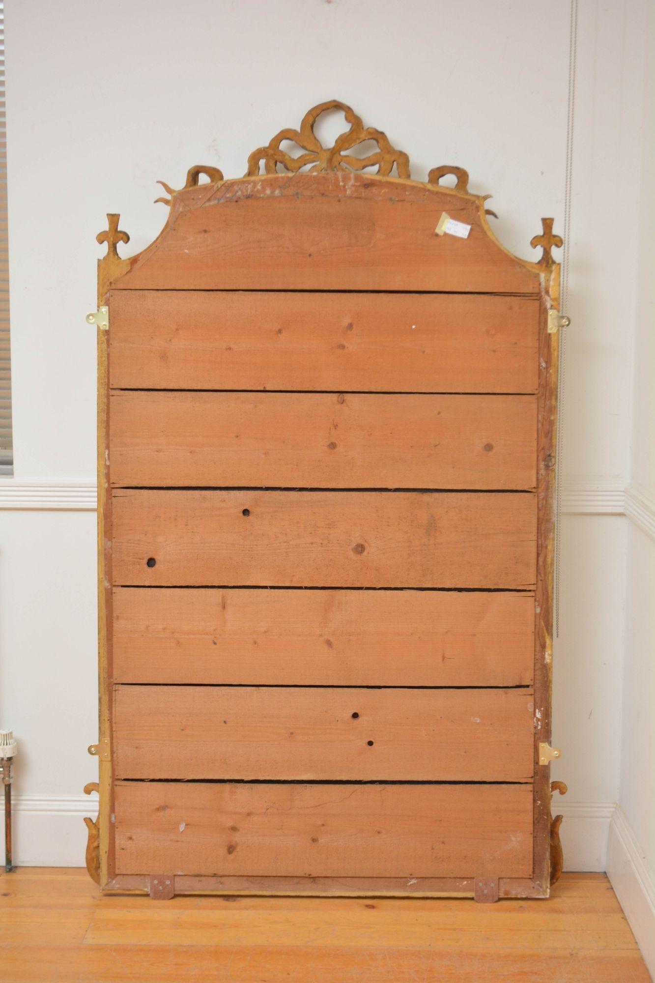 French Antique Giltwood Wall Mirror H180cm For Sale 10