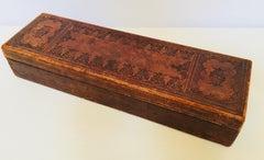 Boîte à gants ancienne française par "A La Marquise De Sevigne Paris"