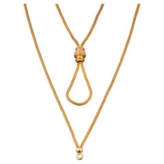 Catena in oro antico francese