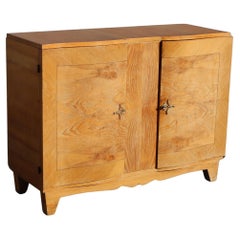 Buffet ancien en marqueterie de noyer doré - buffet Art Deco Style 30s