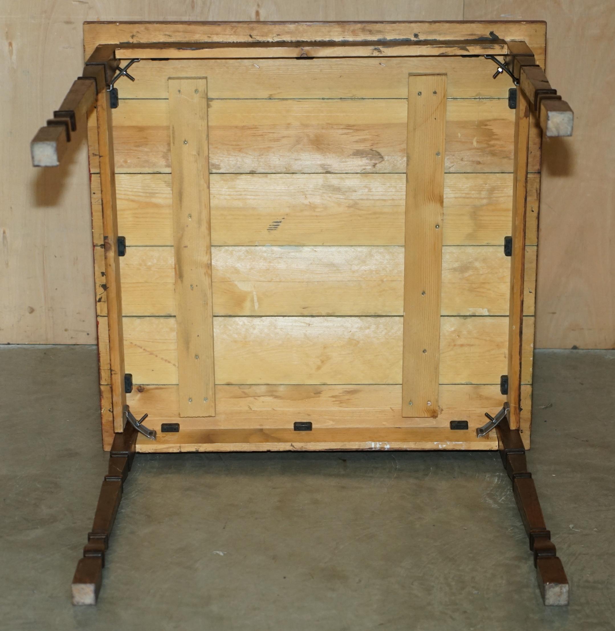 Table FRANÇAIS ANTIQUE PINE VENDANGE WINE TASTING TABLE LOVELY! en vente 2