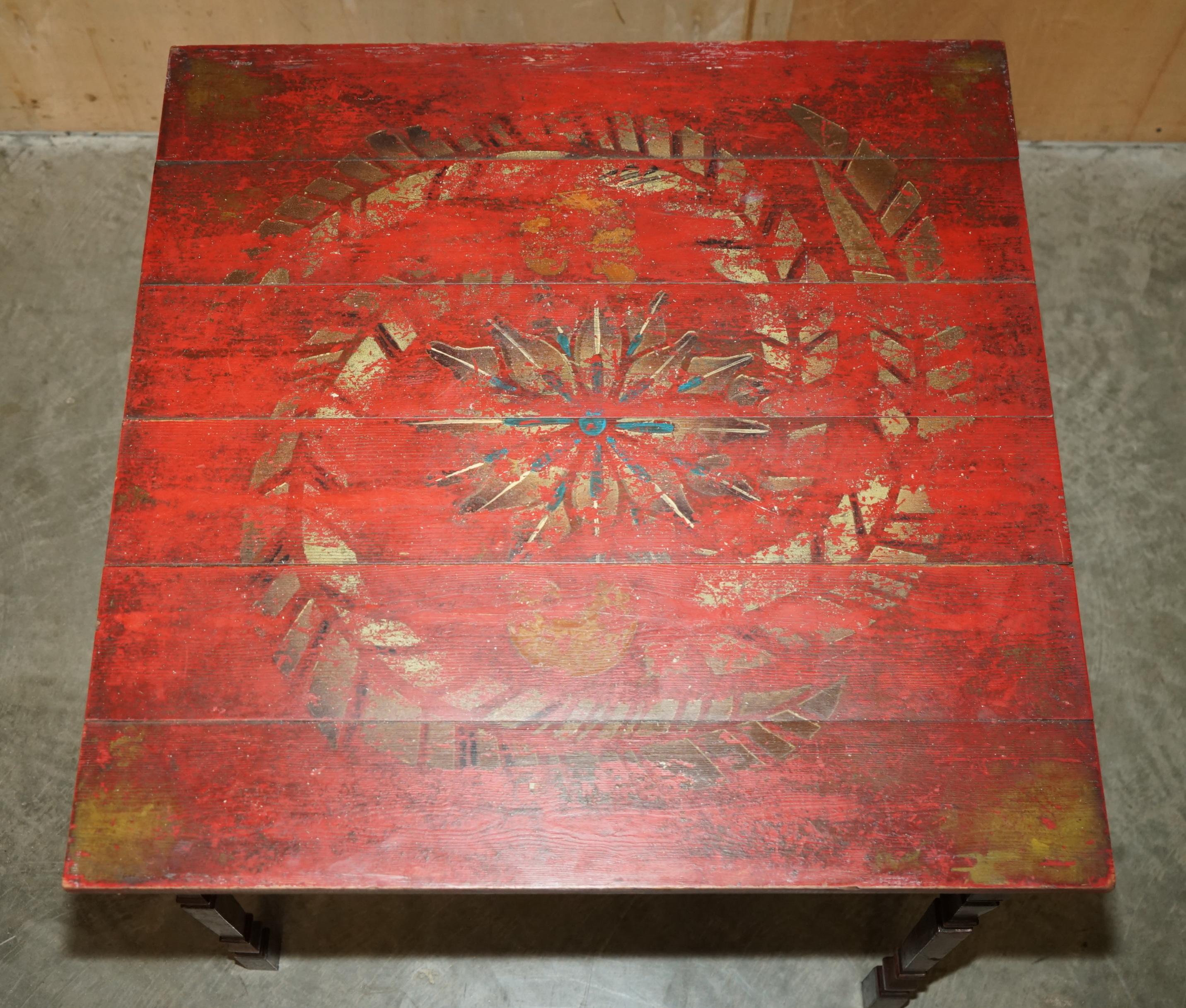 Français Table FRANÇAIS ANTIQUE PINE VENDANGE WINE TASTING TABLE LOVELY! en vente