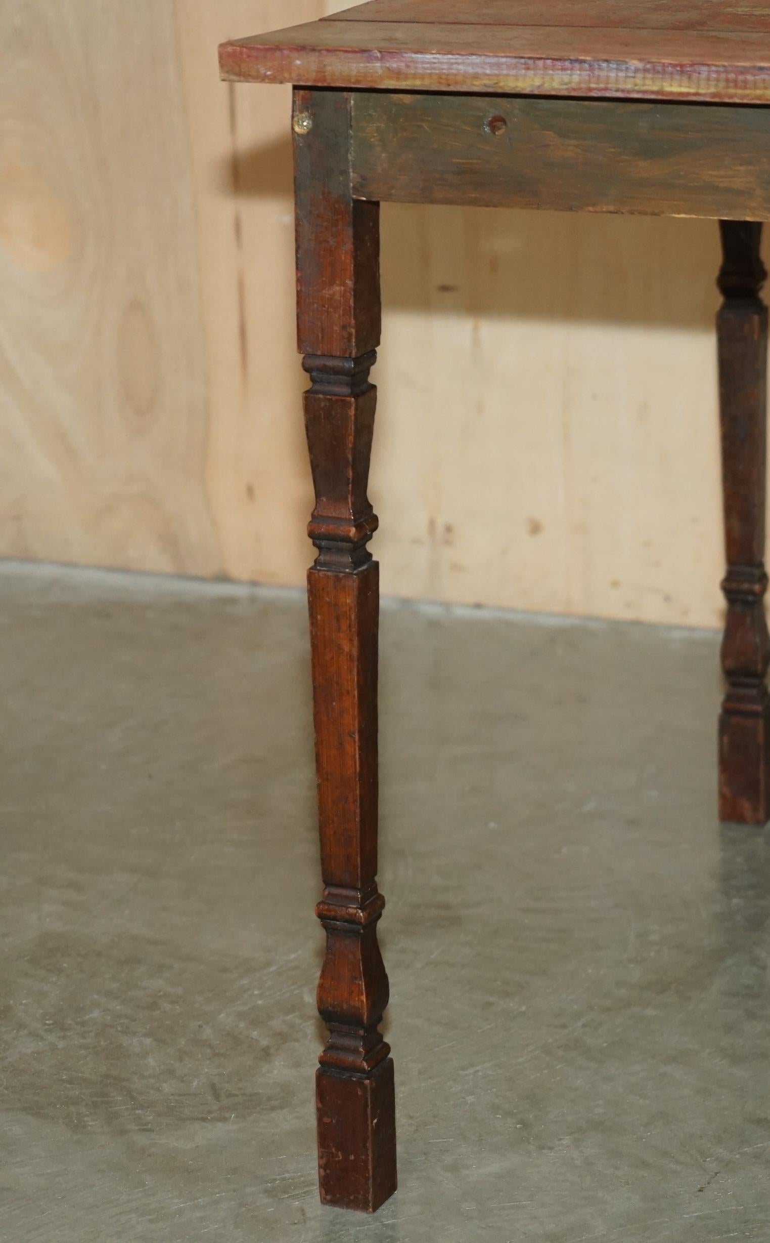 Table FRANÇAIS ANTIQUE PINE VENDANGE WINE TASTING TABLE LOVELY! Bon état - En vente à West Sussex, Pulborough