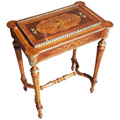 French Antique Jardiniere with Inlays