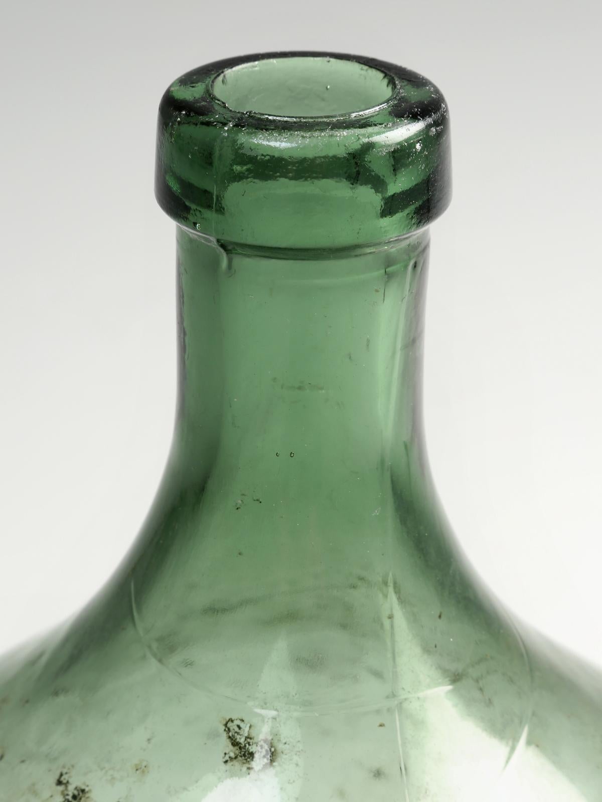 Early 20th Century French Antique Large Demijohn Glass Bottle