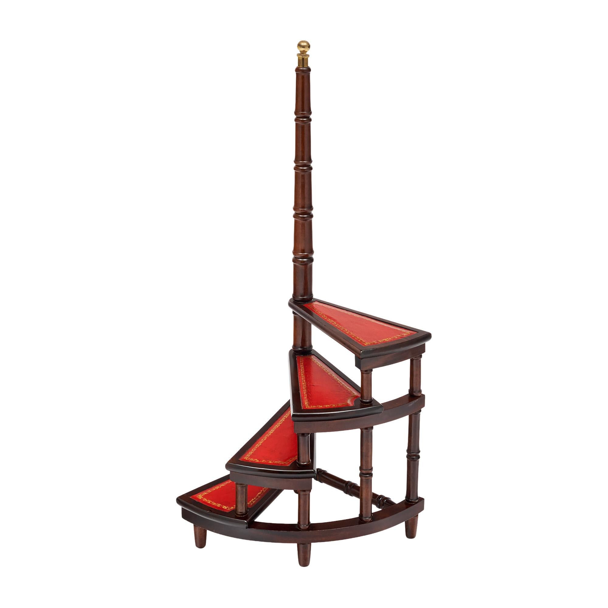 Art Deco French Antique Library Stairs For Sale