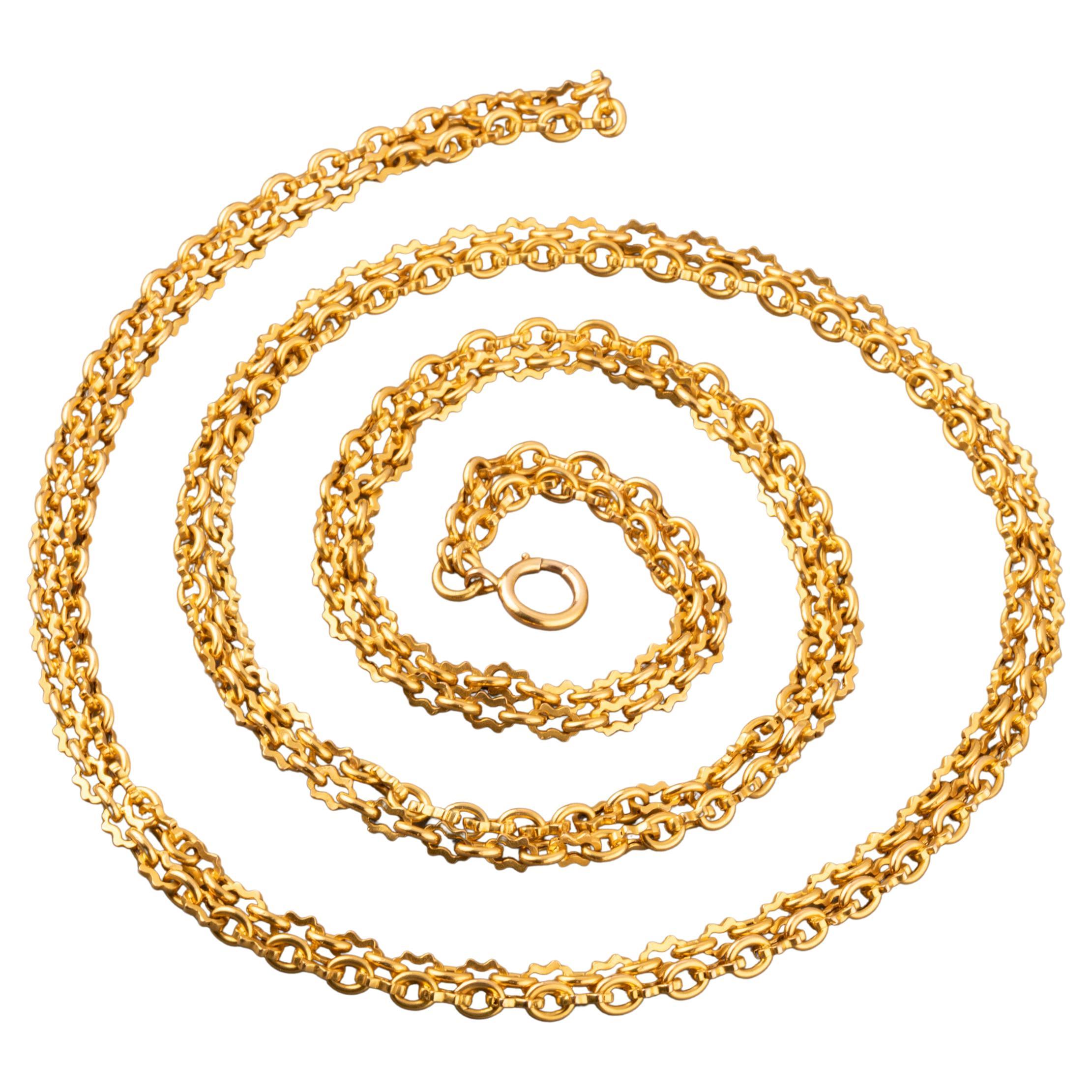 French Gold Chain - 507 For Sale on 1stDibs | french chain, french 