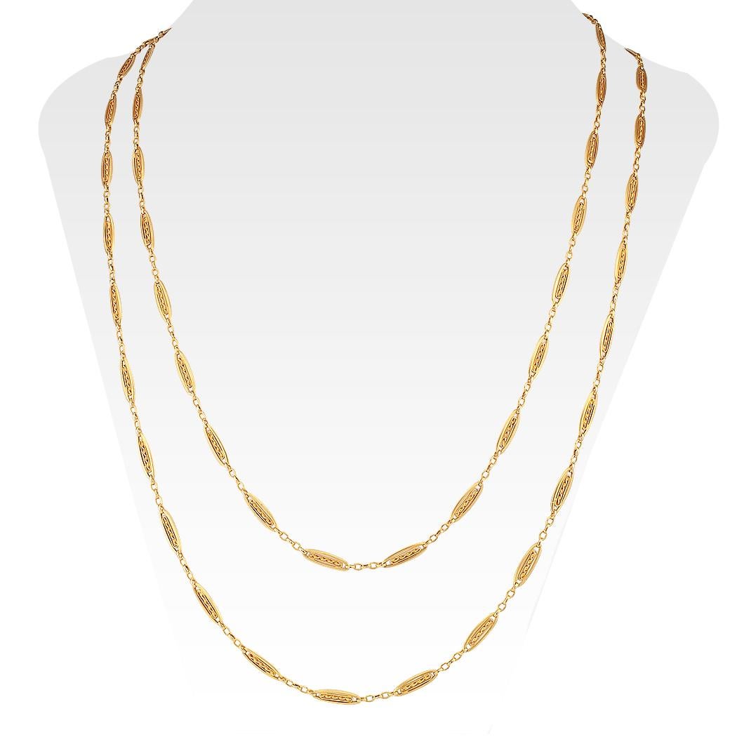 long gold necklaces