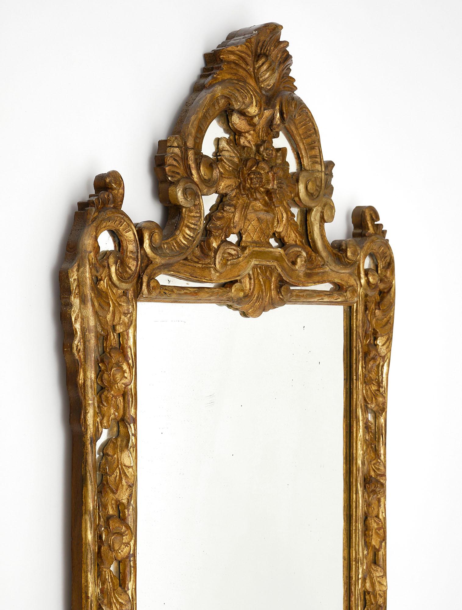 French Antique Louis XIV Style ‘Pareclose’ Mirror 4