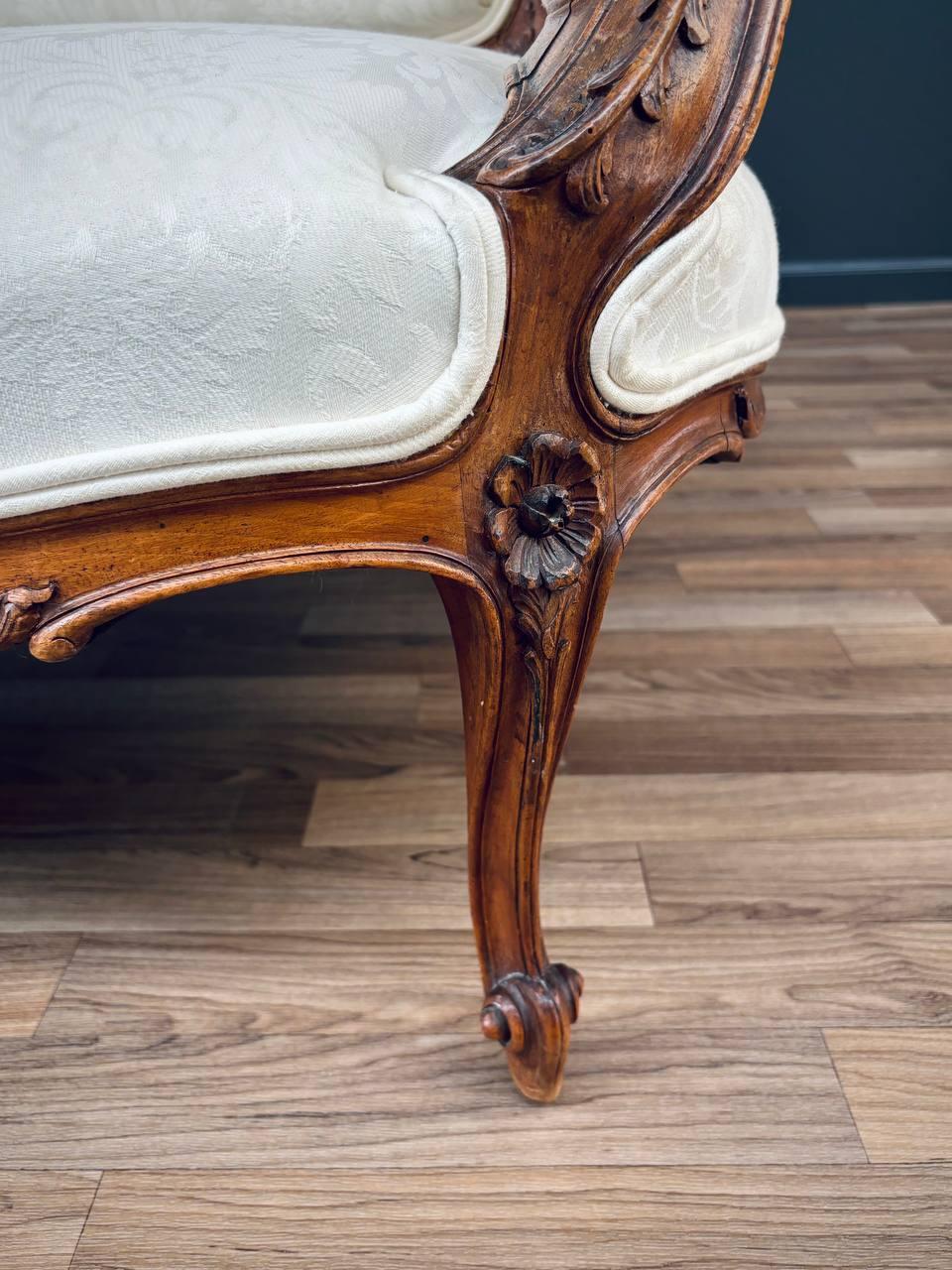 Antikes französisches Love Seat Sofa im Louis XV.-Stil 4