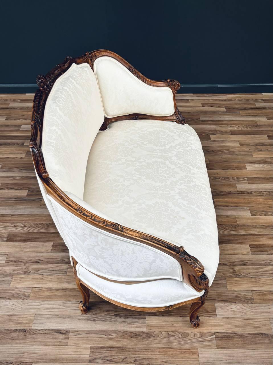 Antikes französisches Love Seat Sofa im Louis XV.-Stil 1