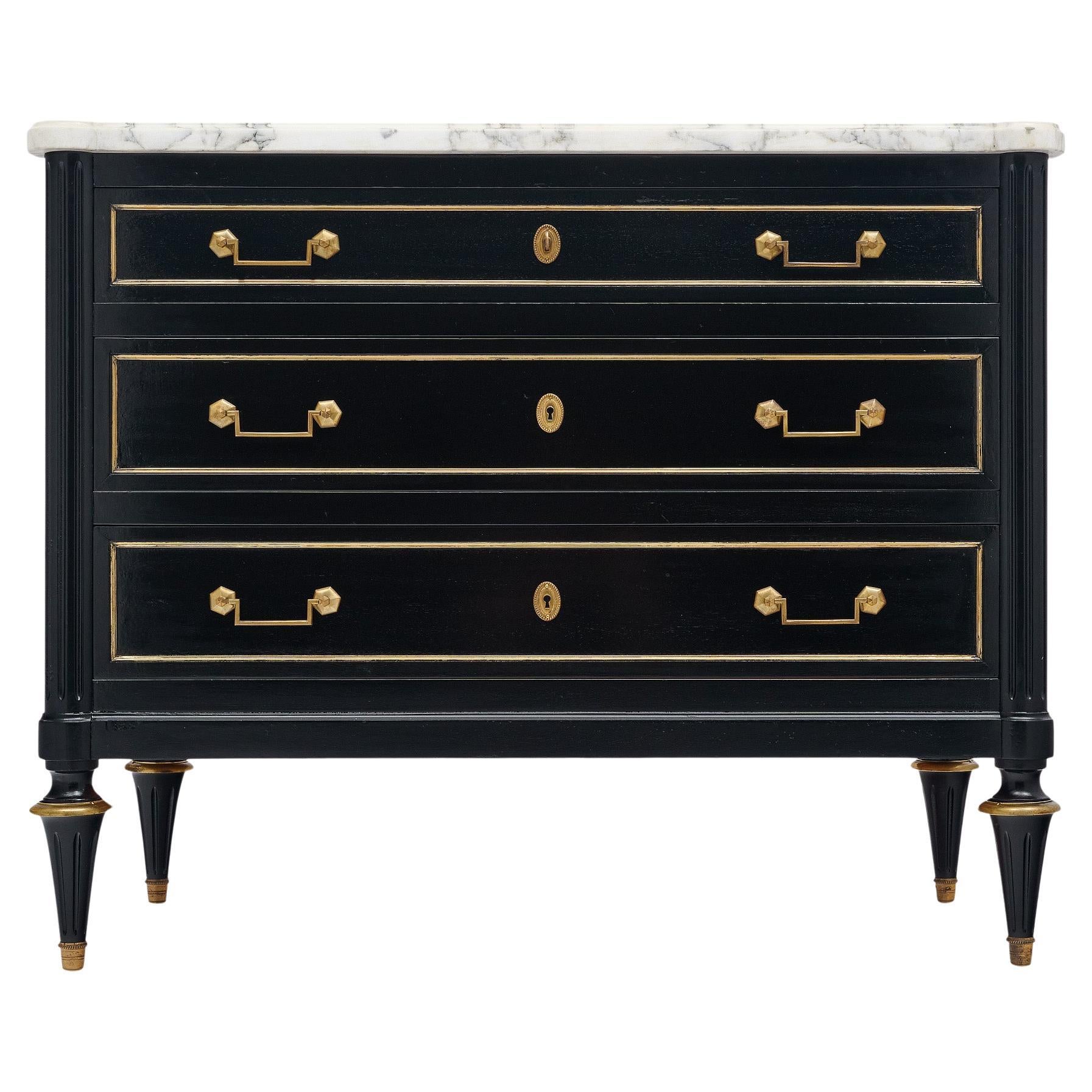 French Antique Louis XVI Chest of Drawers