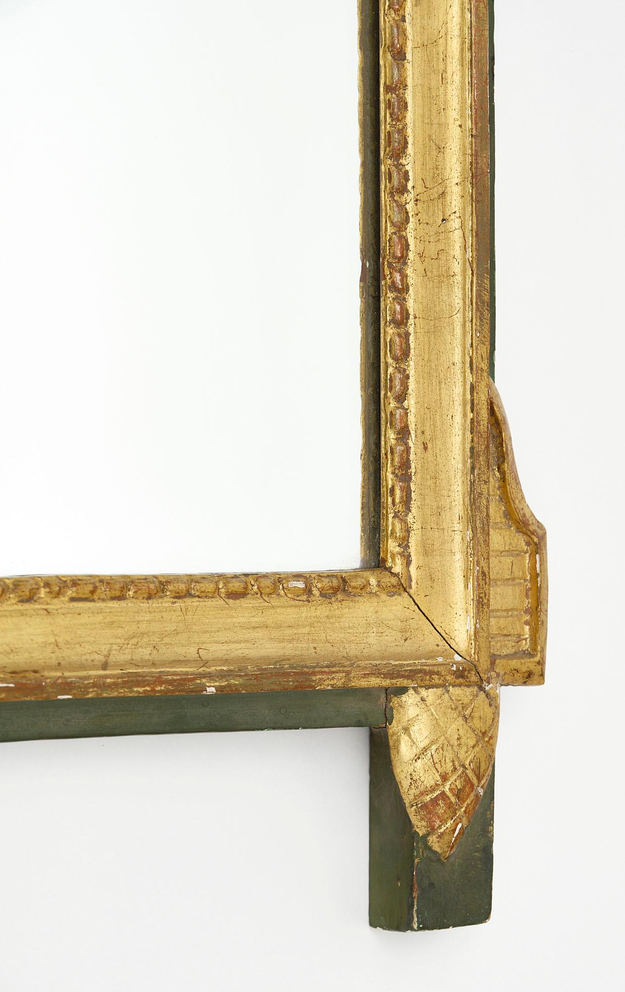 Fin du XVIIIe siècle Miroir français ancien de style Louis XVI en vente