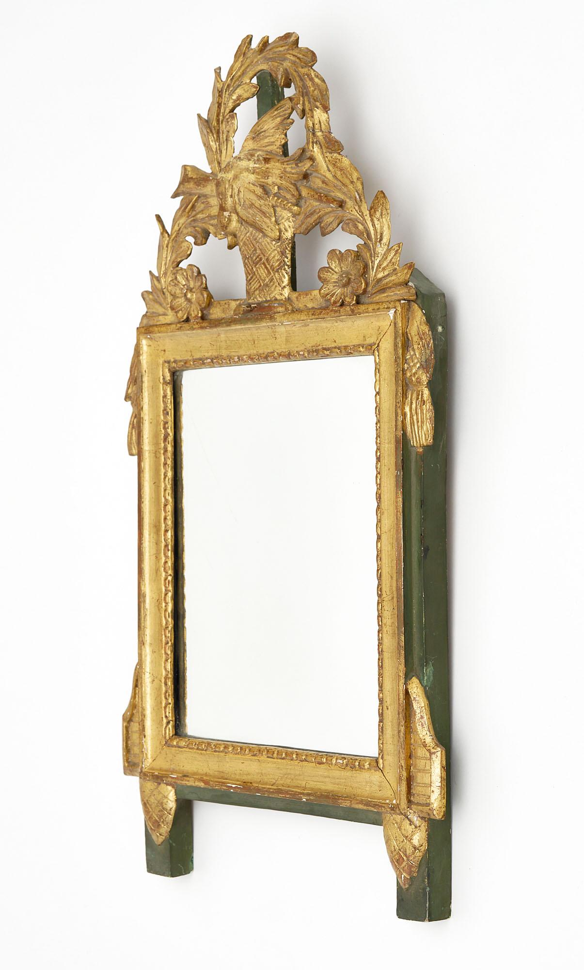 Miroir français ancien de style Louis XVI en vente 2