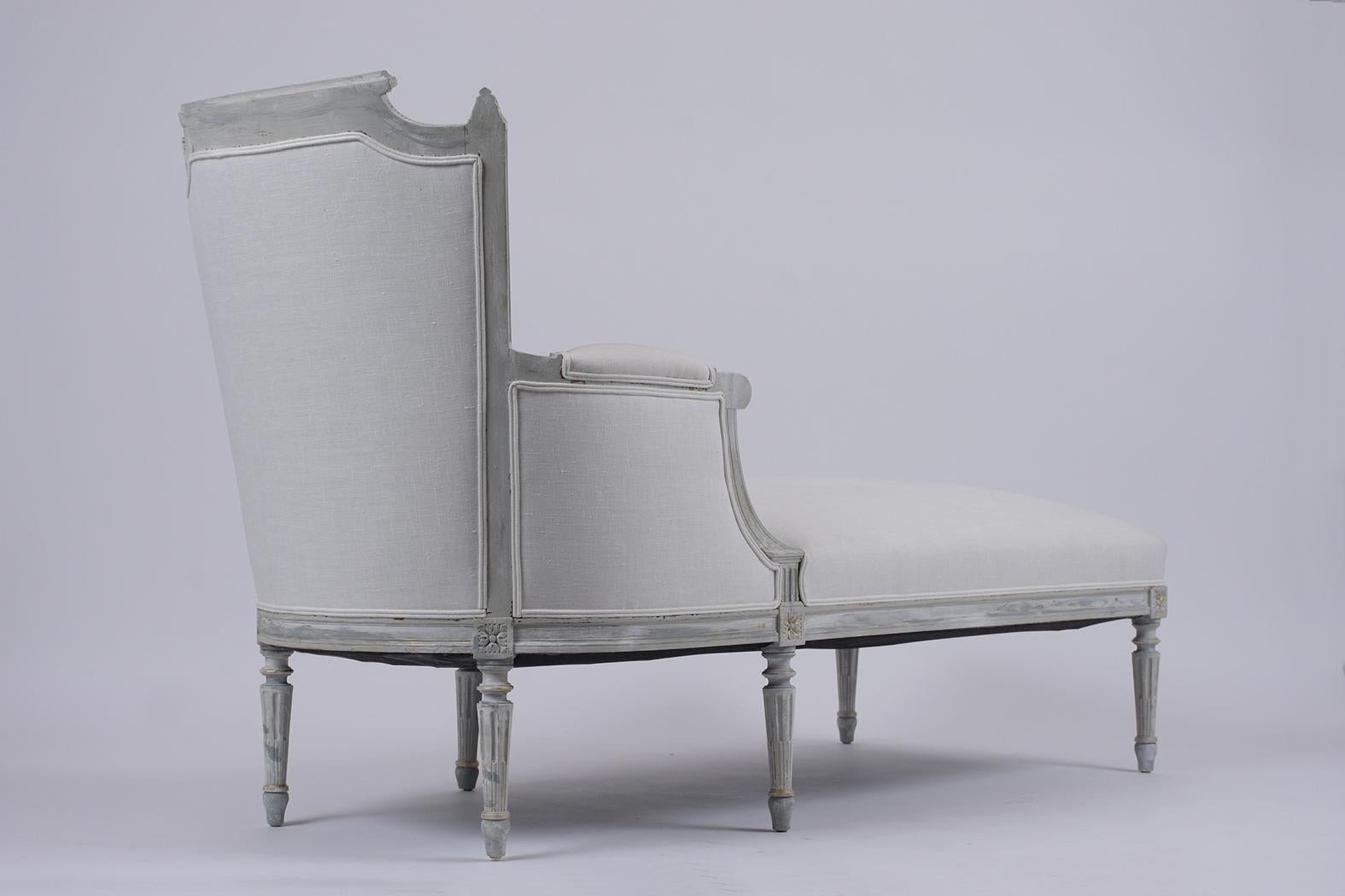 Antique Louis XVI Chaise Lounge 1