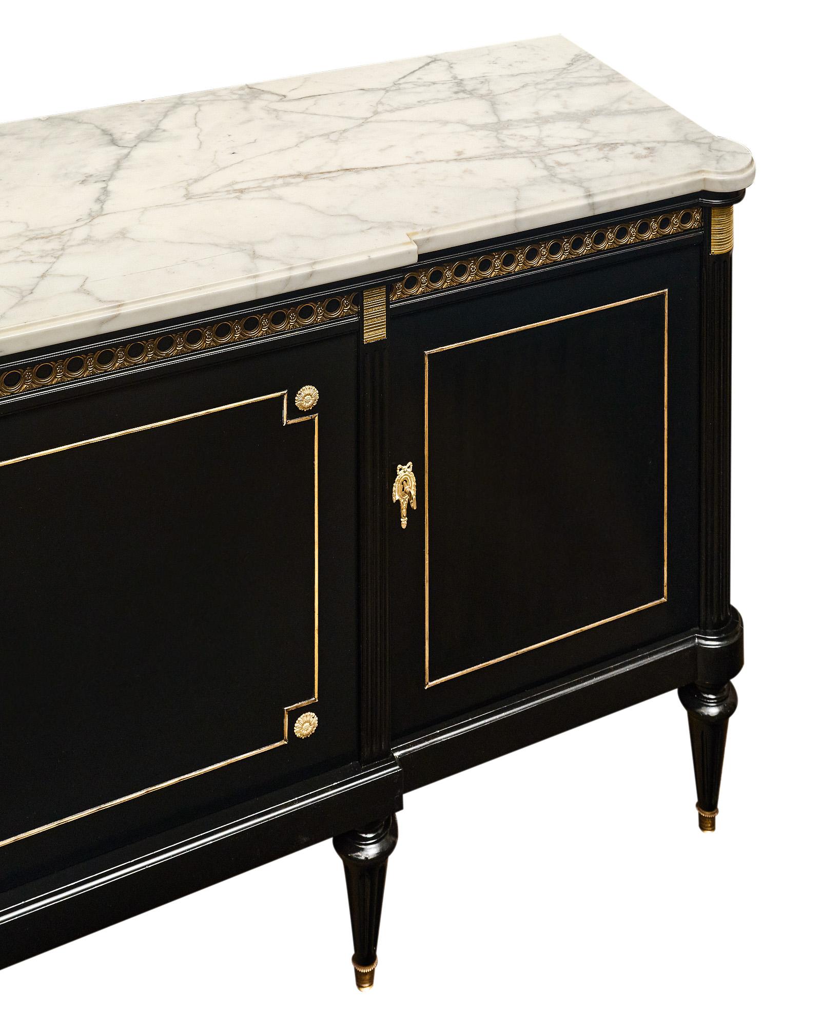 French Antique Louis XVI Style Grand Buffet For Sale 1