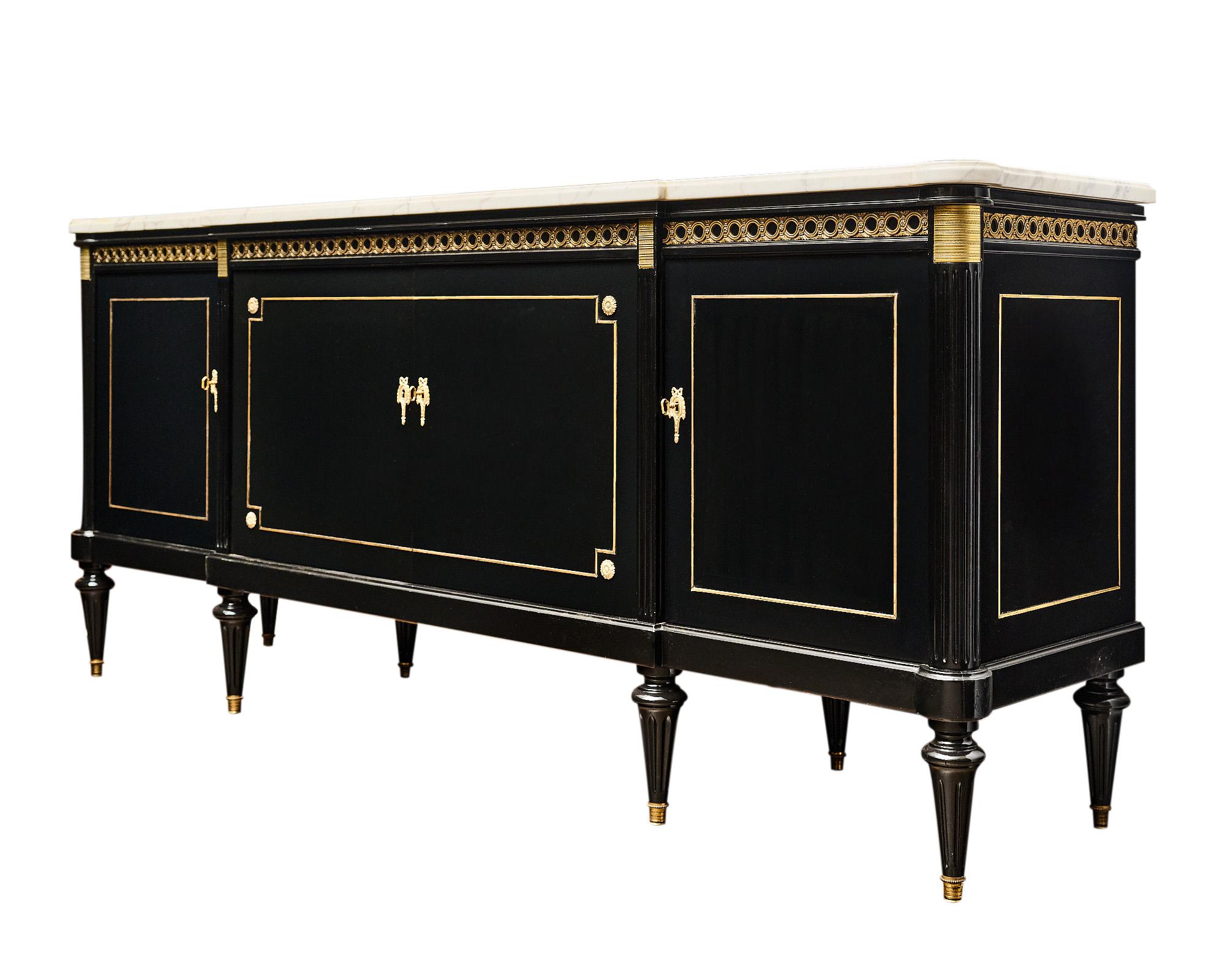 French Antique Louis XVI Style Grand Buffet For Sale 2