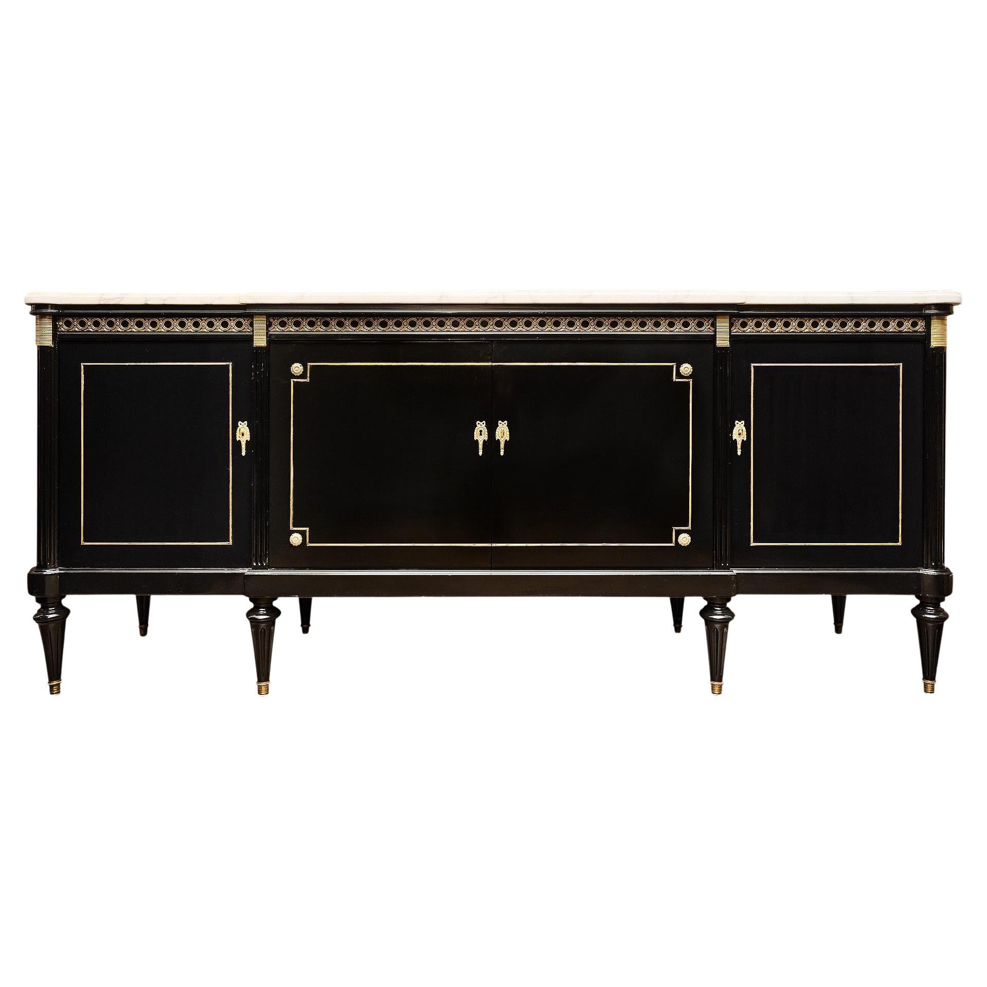 French Antique Louis XVI Style Grand Buffet For Sale