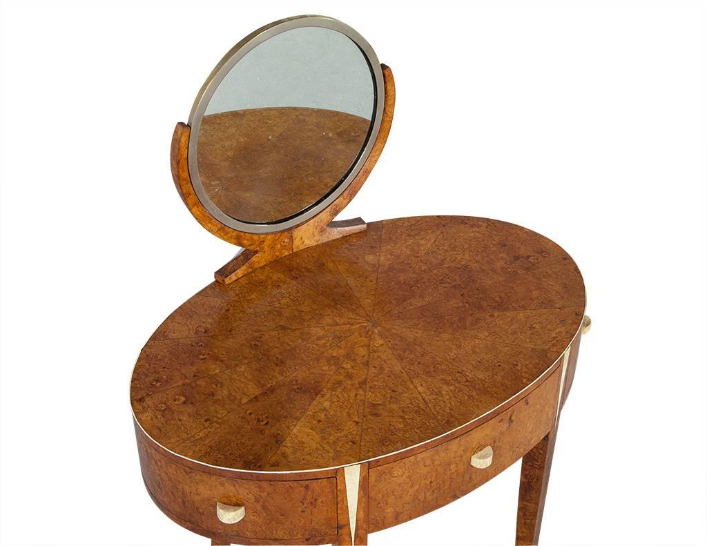 art deco vanity table