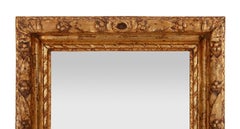 Miroir français ancien en bois doré, vers 1930