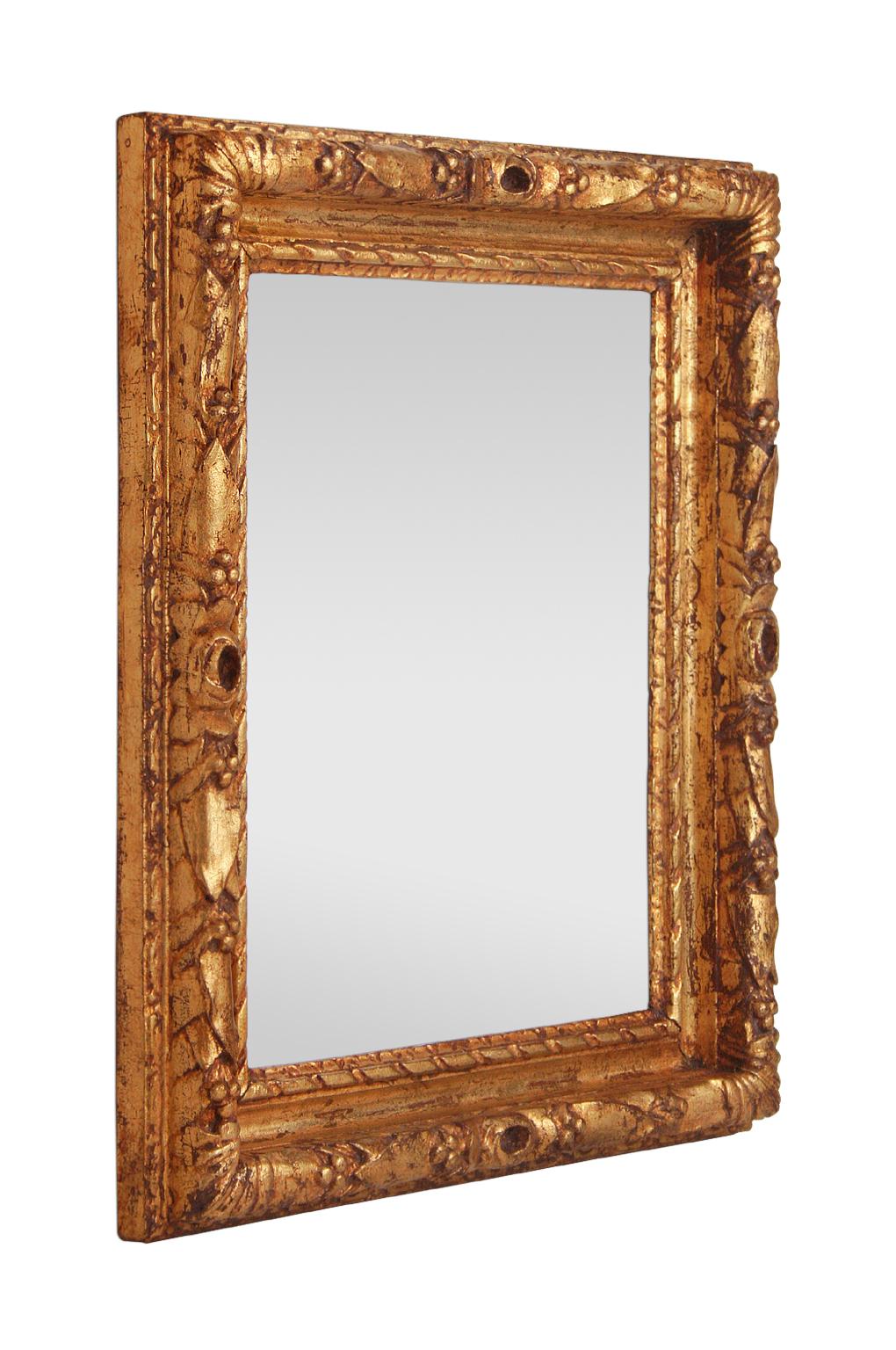 French Antique Mirror Giltwood, circa 1930 In Good Condition For Sale In Paris, FR