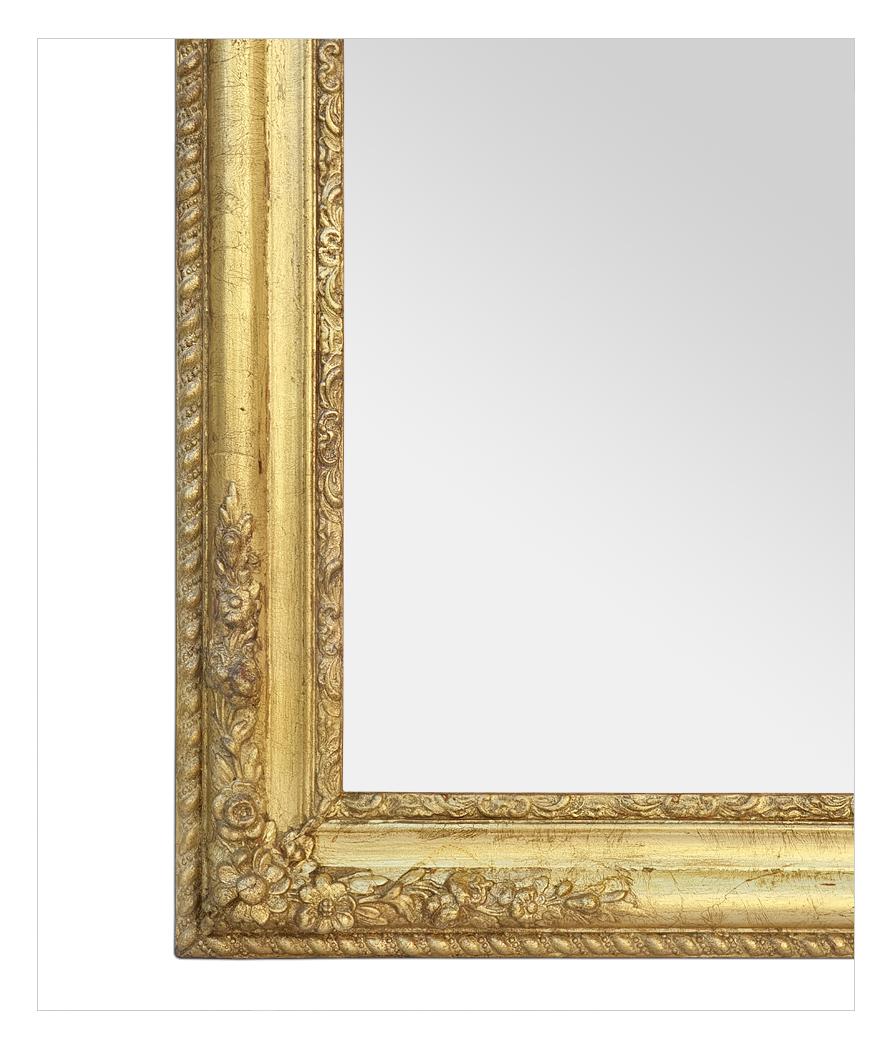 French Antique Mirror, Louis-Philippe Style, Romantic Inspiration, circa 1860 1