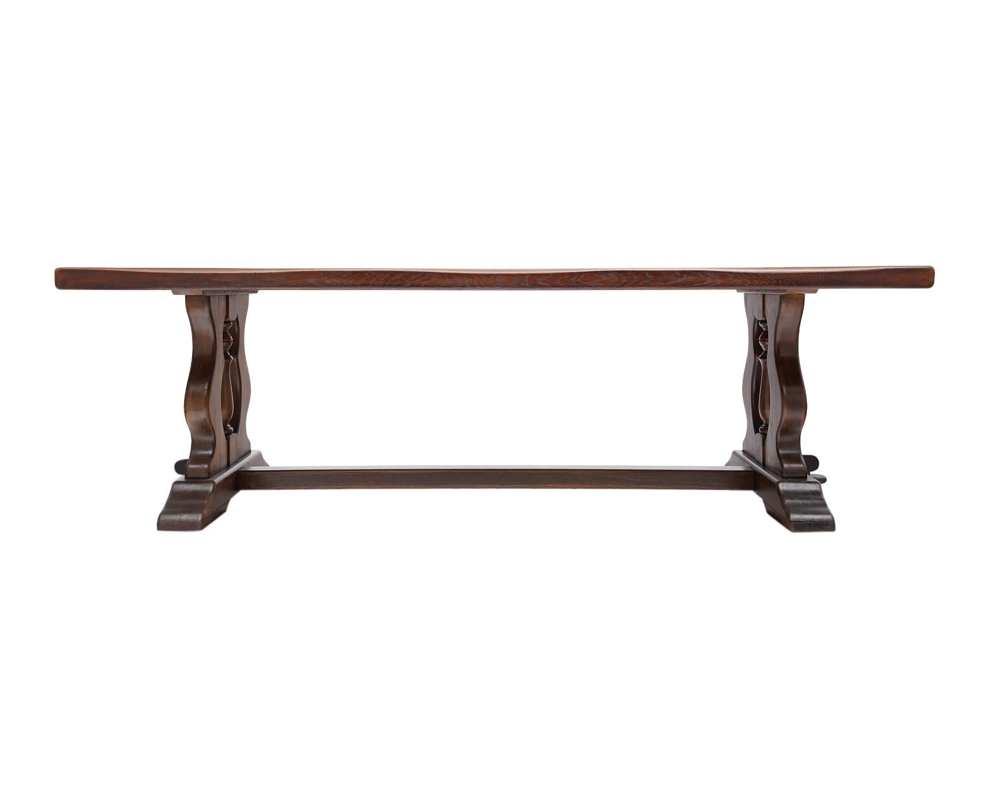 French Antique Monastery Table Bon état - En vente à Austin, TX