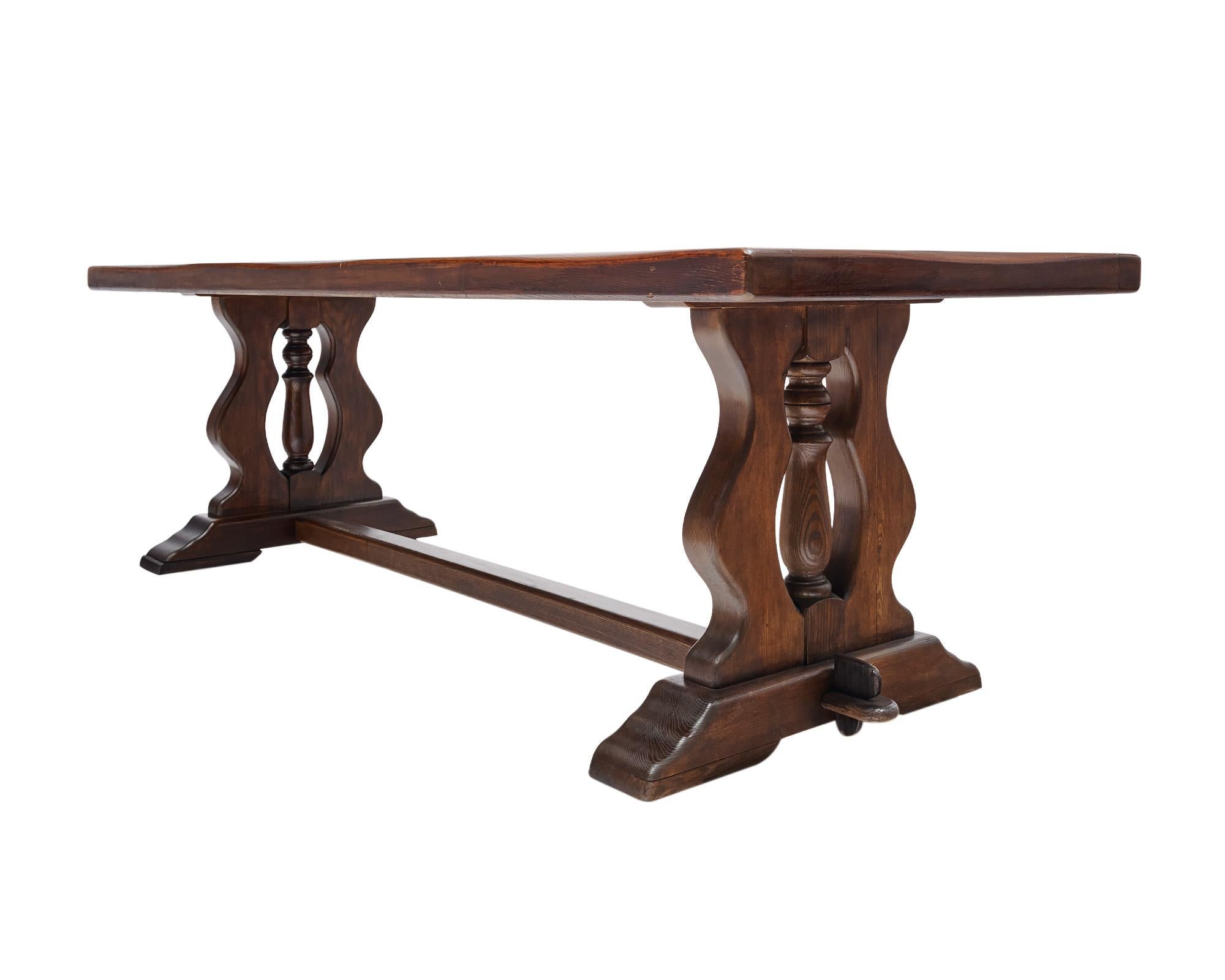 French Antique Monastery Table en vente 1