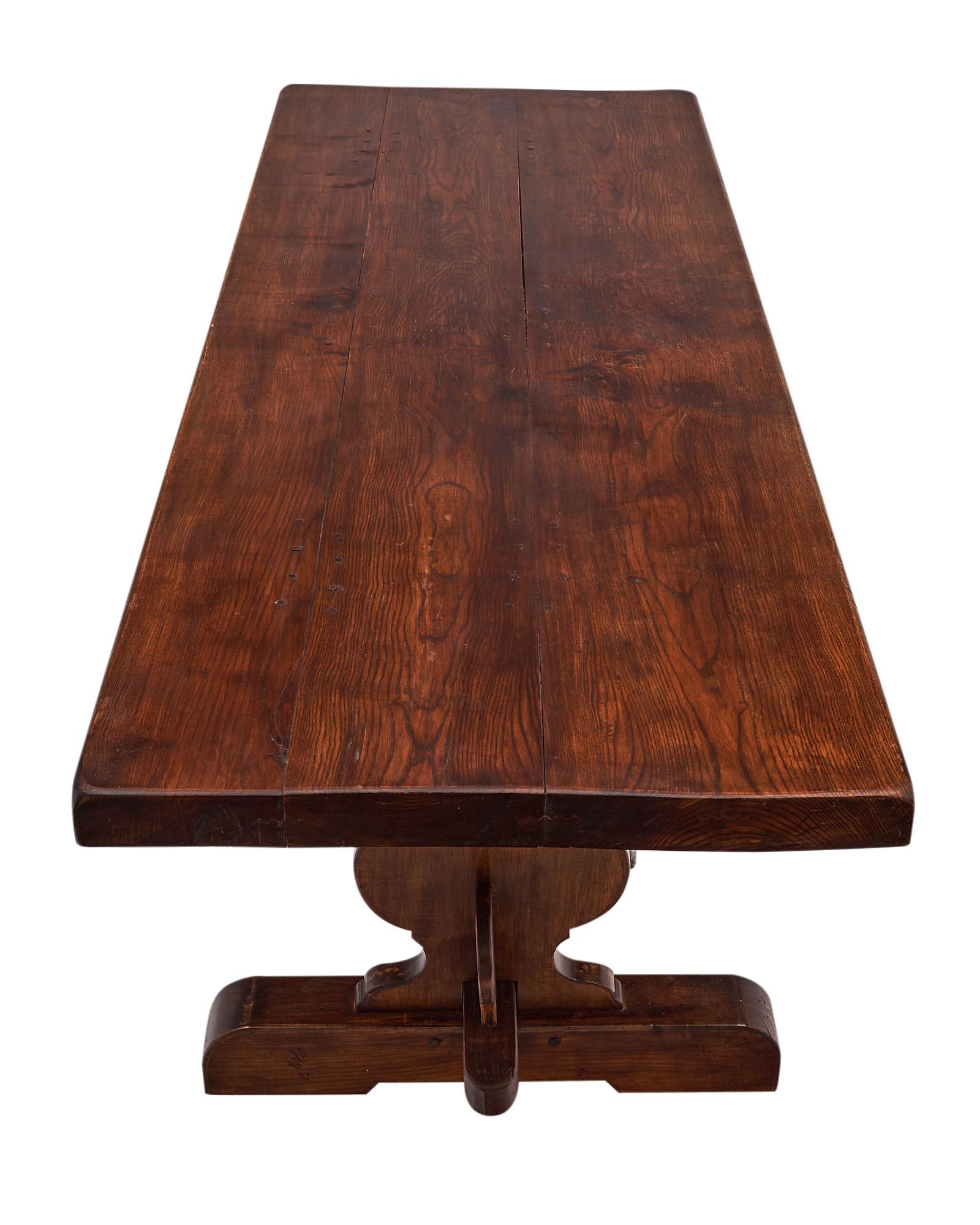 French Antique Monastery Table For Sale 4