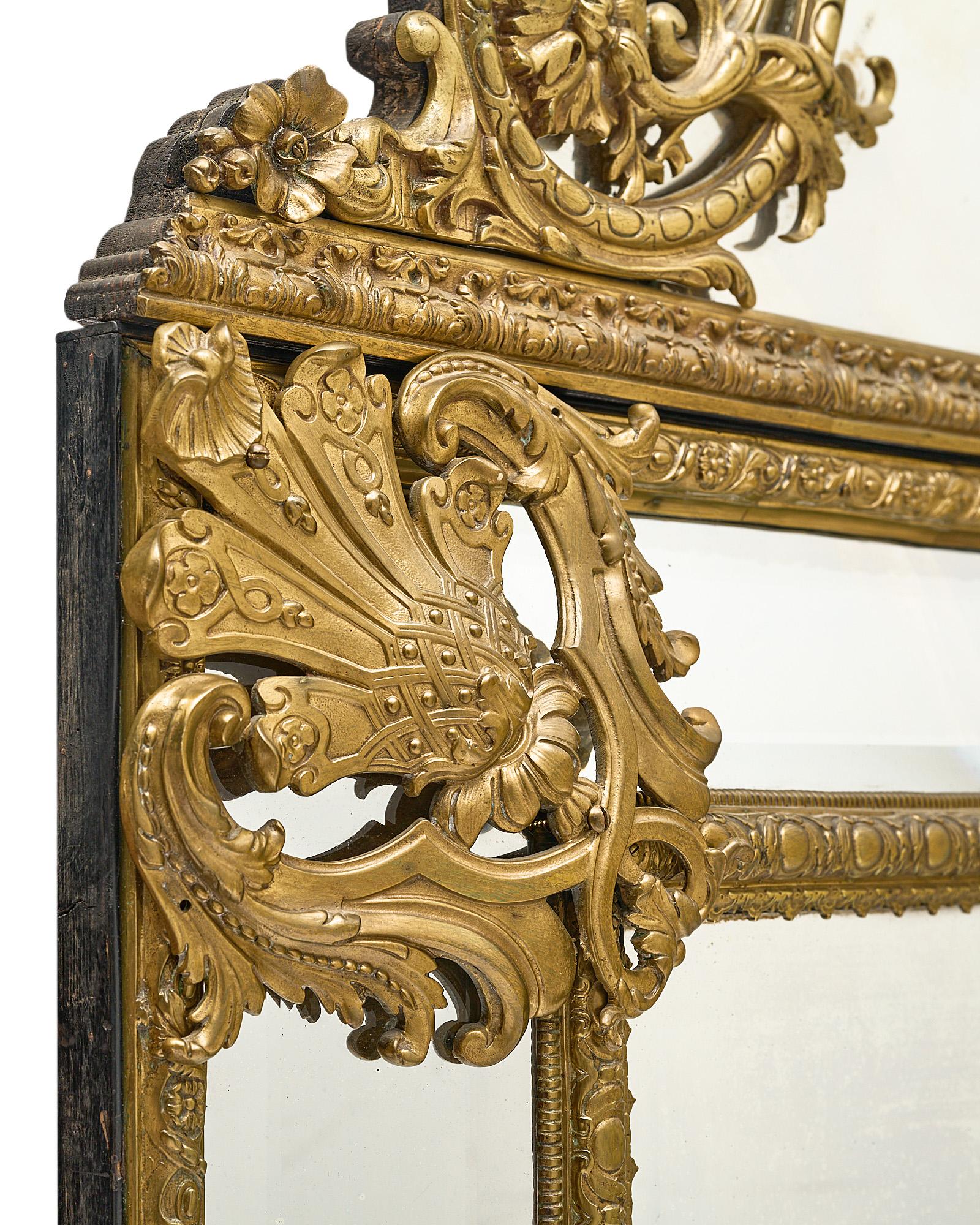 French Antique Napoleon III Mirror For Sale 3