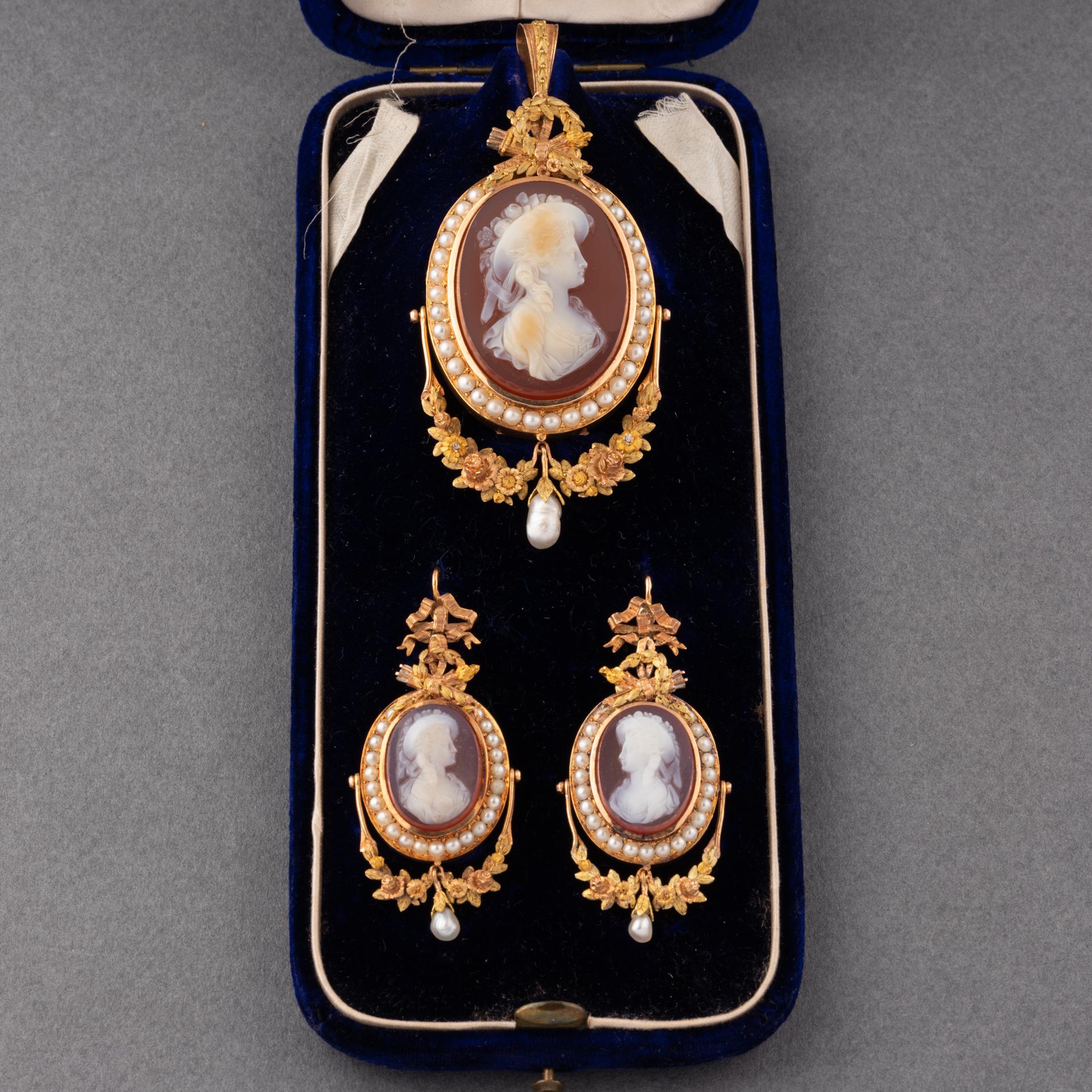 Französisches antikes Napoléon III Set (Napoleon III.) im Angebot