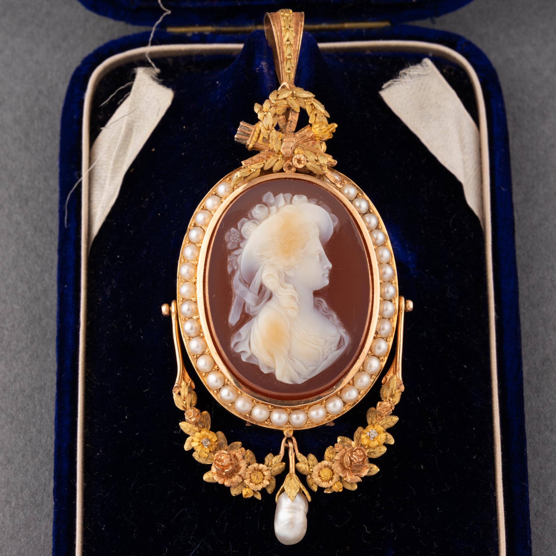 Französisches antikes Napoléon III Set Damen im Angebot
