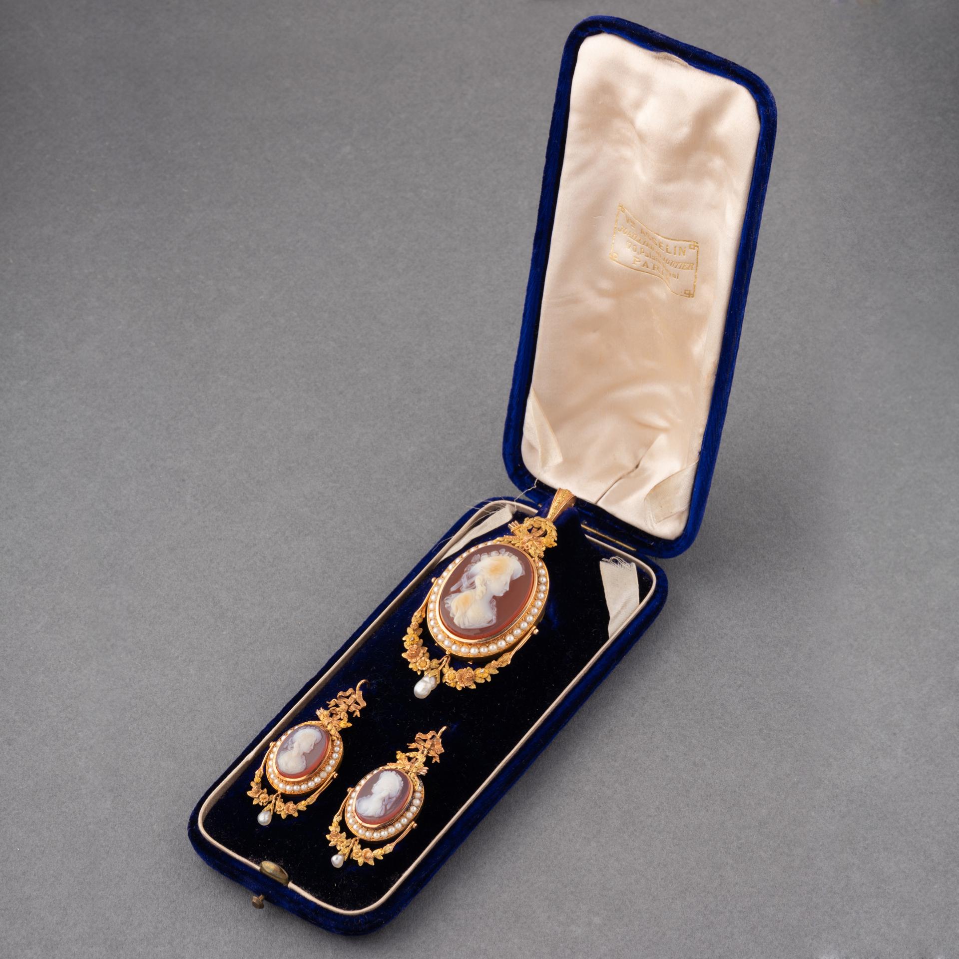 Französisches antikes Napoléon III Set im Angebot 2