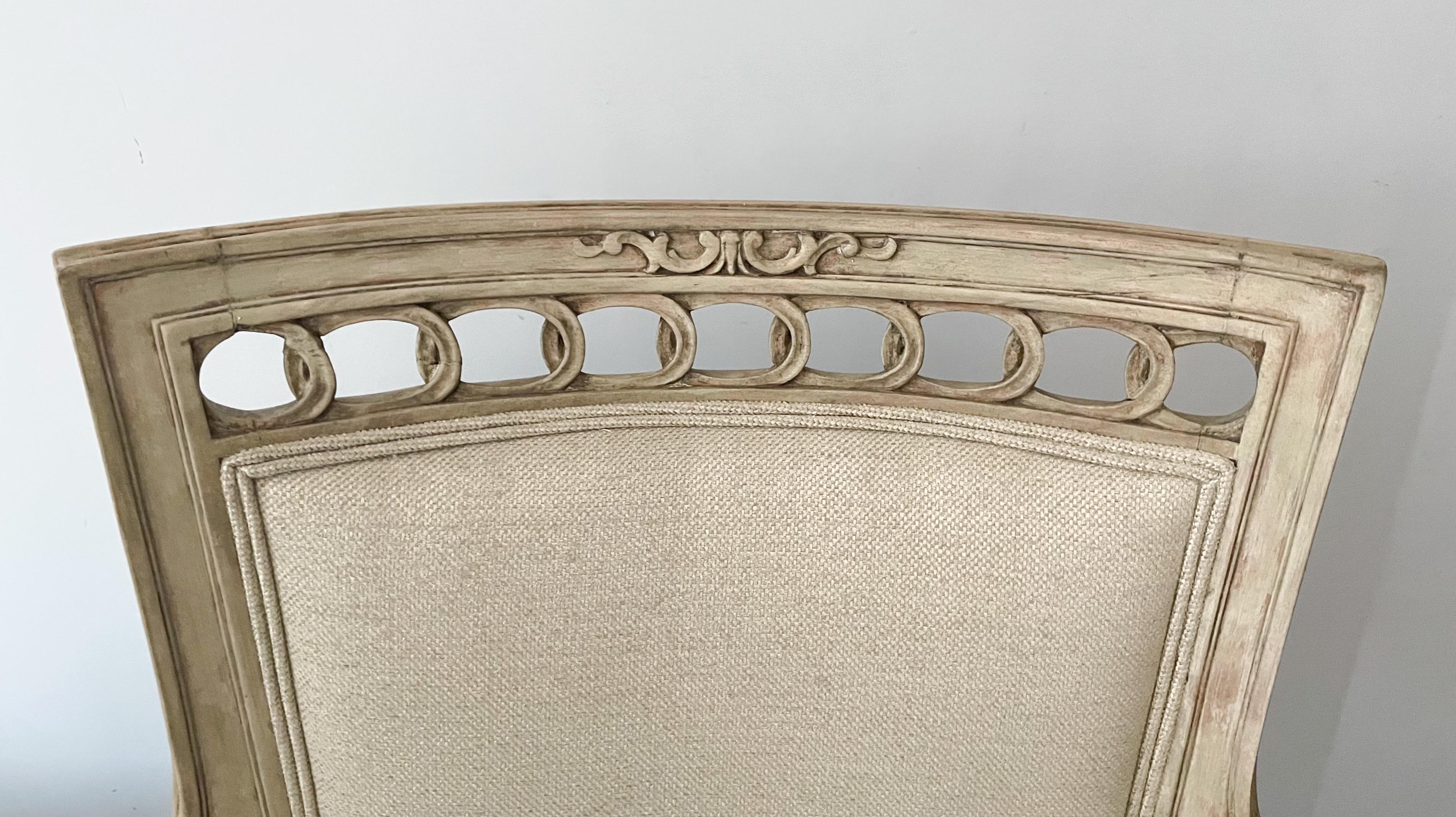 French Antique Neoclassical Armchairs  For Sale 2