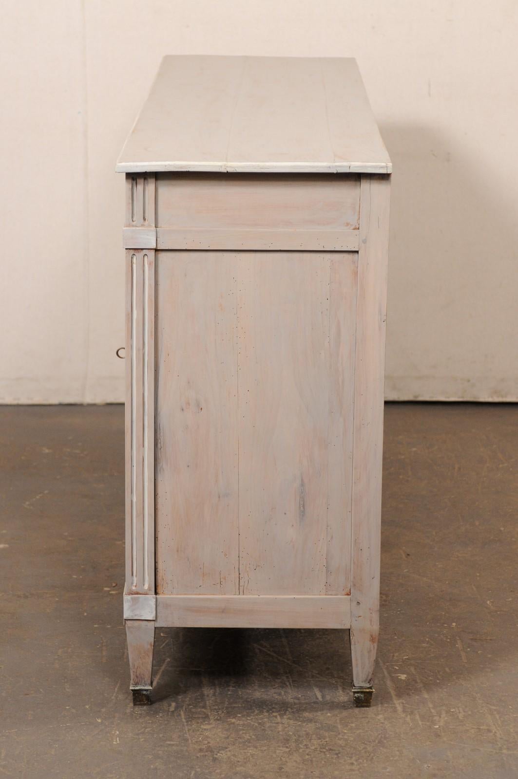 French Antique Neoclassical Style Buffet Cabinet, 5.75 Ft Length For Sale 5