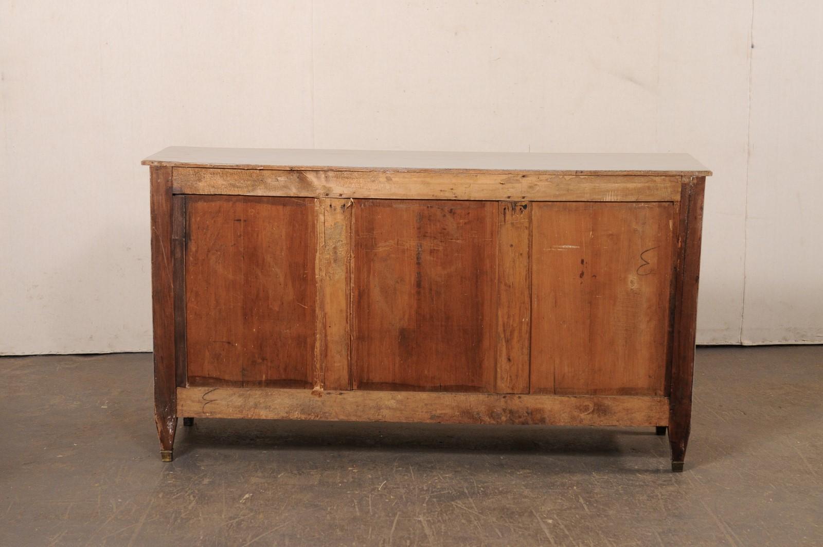 French Antique Neoclassical Style Buffet Cabinet, 5.75 Ft Length For Sale 3