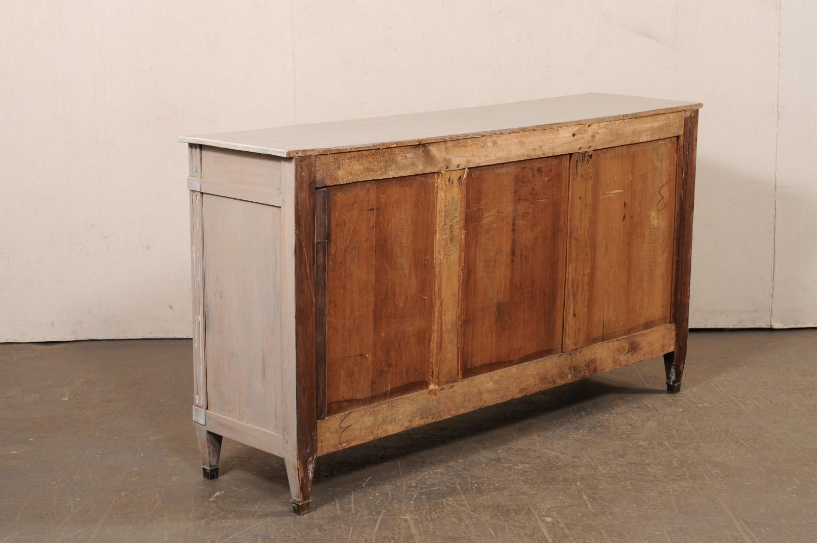 French Antique Neoclassical Style Buffet Cabinet, 5.75 Ft Length For Sale 4