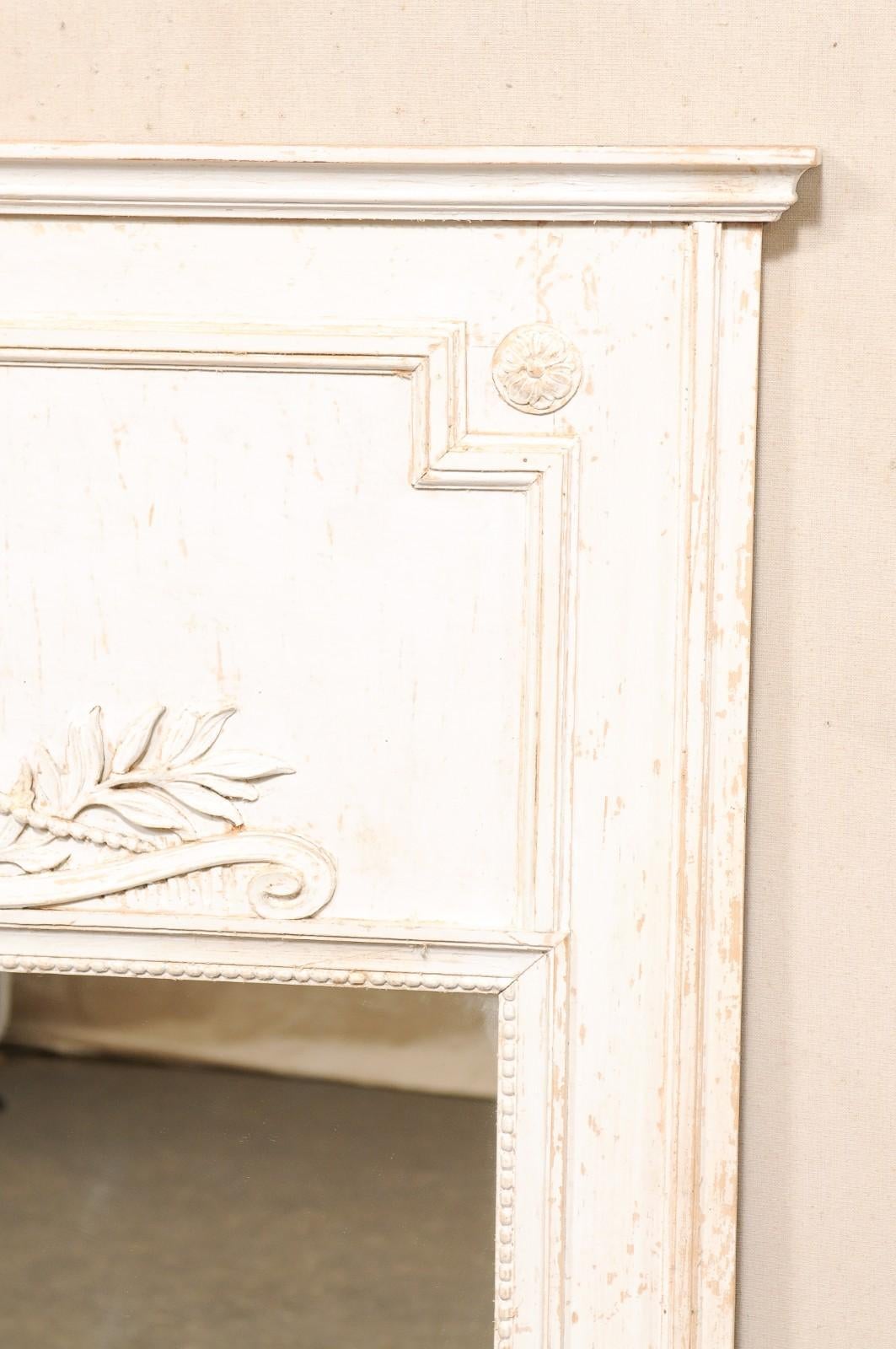 Antique Mirror French Antique Mirror de Trumeau en vente 3