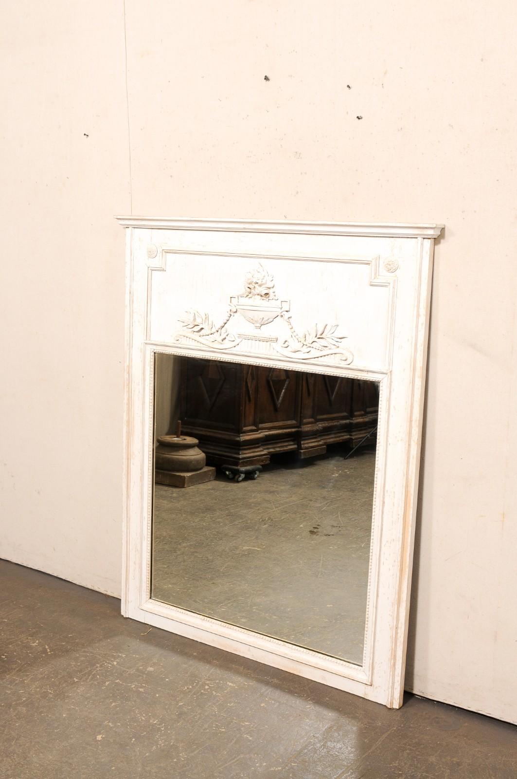 Néoclassique Antique Mirror French Antique Mirror de Trumeau en vente